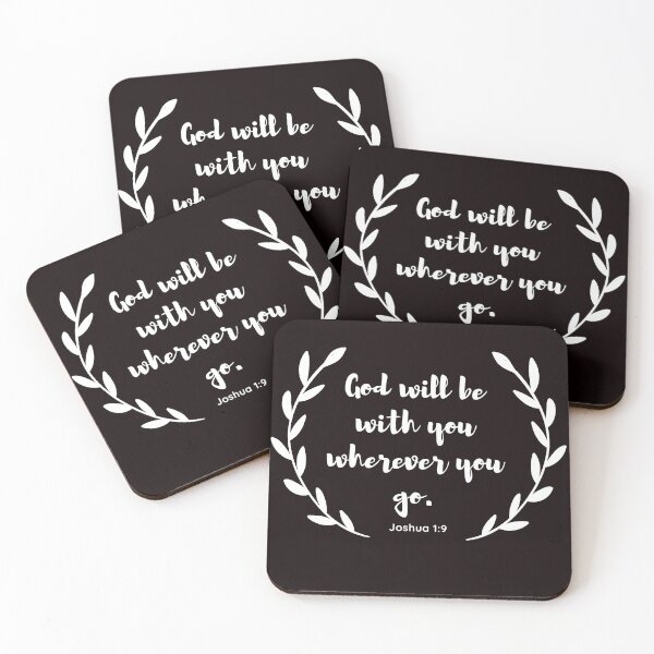 Item preview, God will be with you wherever you go. Joshua 1:9  JC33apparel designed and sold by JC33apparel.