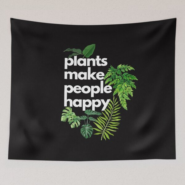 Item preview, Plants Make People Happy  designed and sold by EarthArtDesigns.