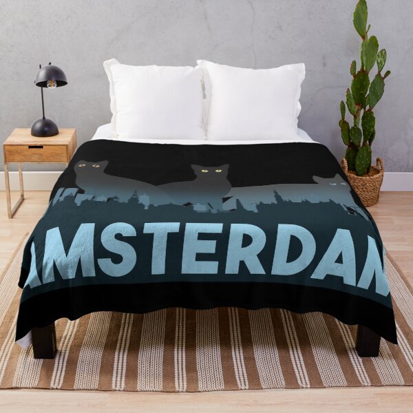 Item preview, amsterdam skyline cat designed and sold by EGIT.