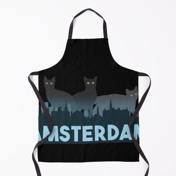 Item preview, amsterdam skyline cat designed and sold by EGIT.