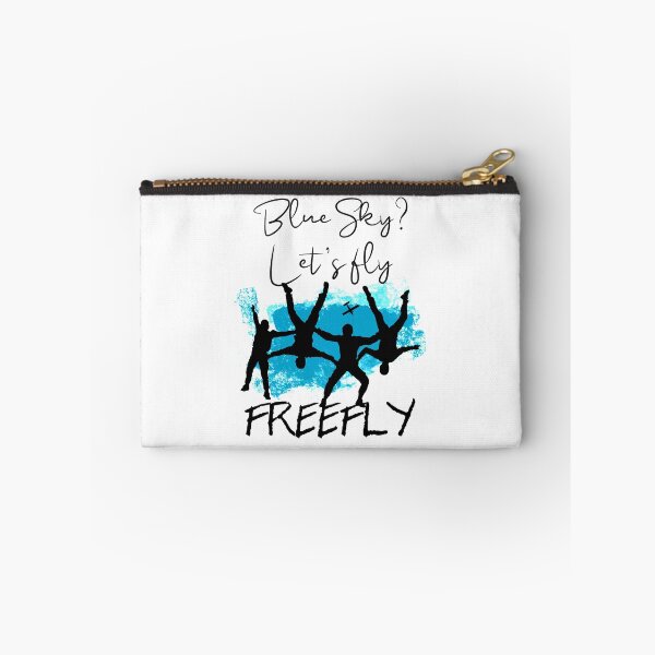 Item preview, Blue sky, let's fly, Freefly blue and black designed and sold by FatSlugDesigns.