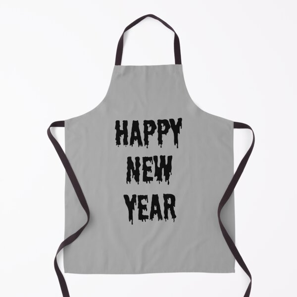 Item preview, Creepy Happy New Year (Black) designed and sold by Julia2Julia.