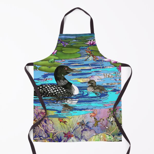 Item preview, Loons and Water Lilies designed and sold by kamkam19.