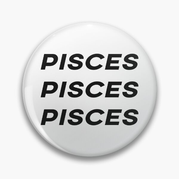 Item preview, Pisces Pisces Pisces Black Zodiac Sign Text designed and sold by Cefani Musk.
