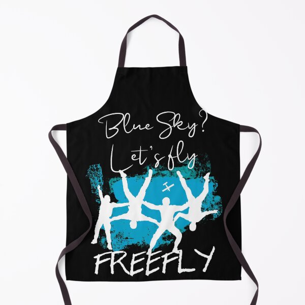 Item preview, Blue sky, let's fly, Freefly blue and white designed and sold by FatSlugDesigns.