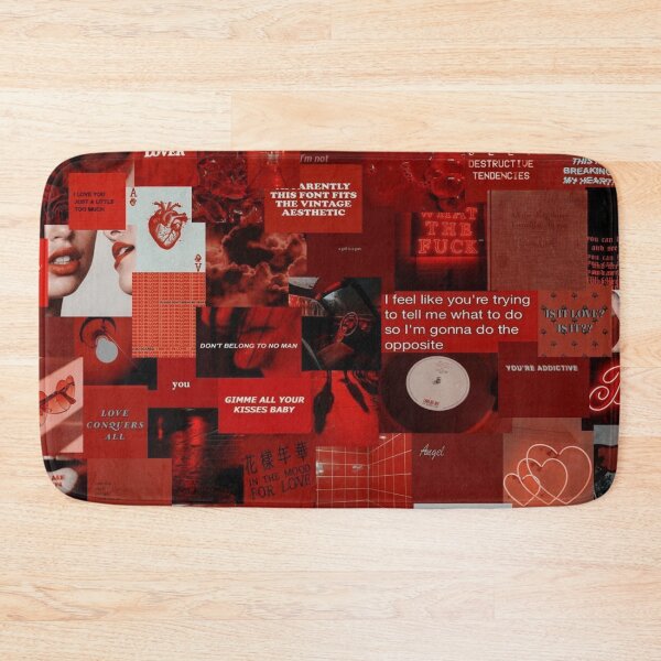 Item preview, Red aesthetic collage designed and sold by Als10806.