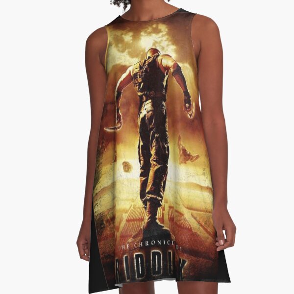 Riddick Planet Crematoria Weiss A Linien Kleid Von Theunseenperil Redbubble