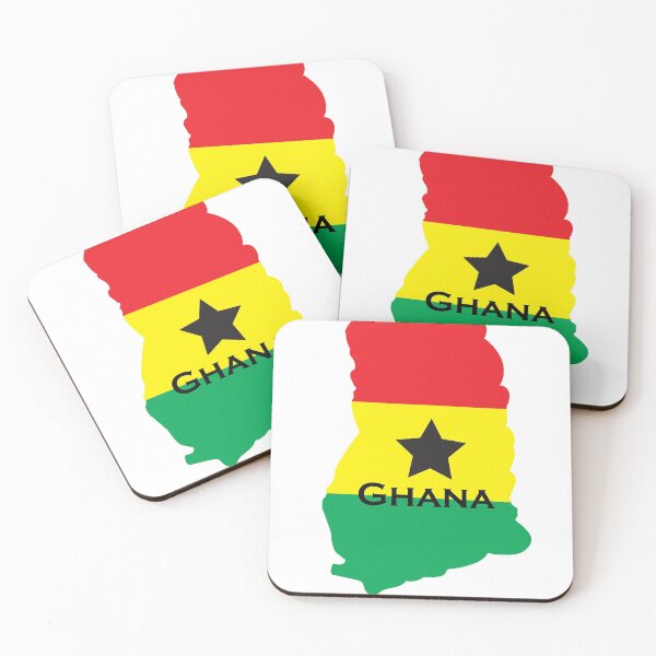 Item preview, An illustrative depiction of the map of Ghana. designed and sold by Jurie Maree.