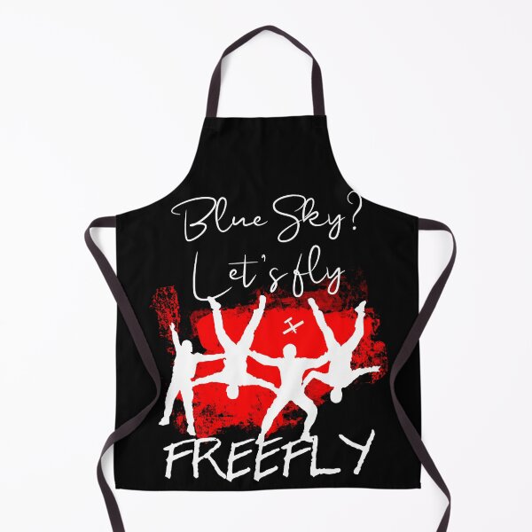 Item preview, Blue sky, let's fly, Freefly red and white designed and sold by FatSlugDesigns.