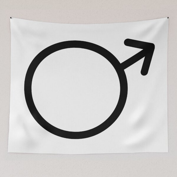 Item preview, Planet Mars black symbol designed and sold by EngineerGoC.