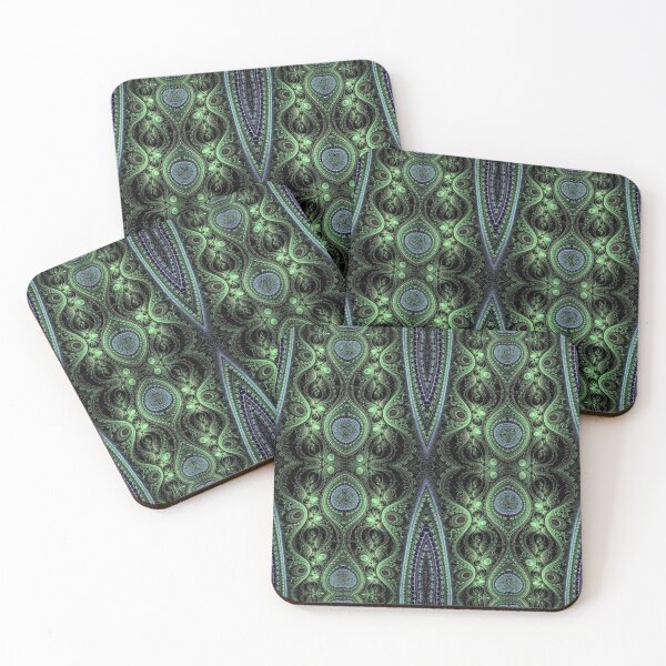 Item preview, Moss Pillars and Blue Peacock designed and sold by RitaMaye.