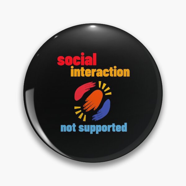 Item preview, Social Interaction Not Supported, Connected at a Distance designed and sold by DiscGolfTees.