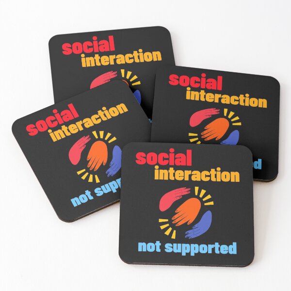 Item preview, Social Interaction Not Supported, Connected at a Distance designed and sold by DiscGolfTees.