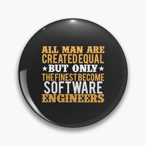 Item preview, All men are created equal but Only the Finest Become Software Engineers designed and sold by Mande Arts.