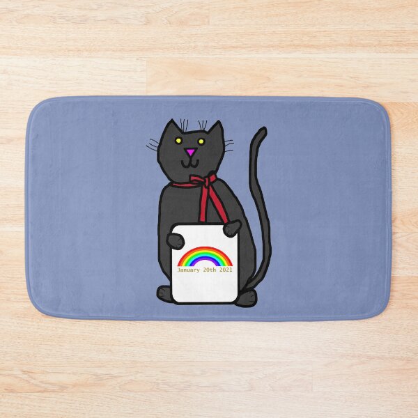 Item preview, Biden Harris Inauguration Rainbow Cute Cat designed and sold by ellenhenry.