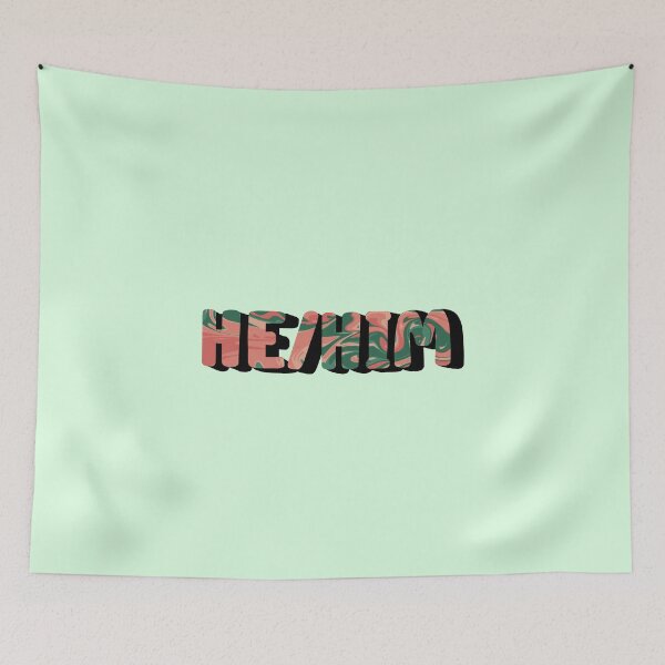 Item preview, Watermelon He/Him Pronoun designed and sold by EuropaPrints.