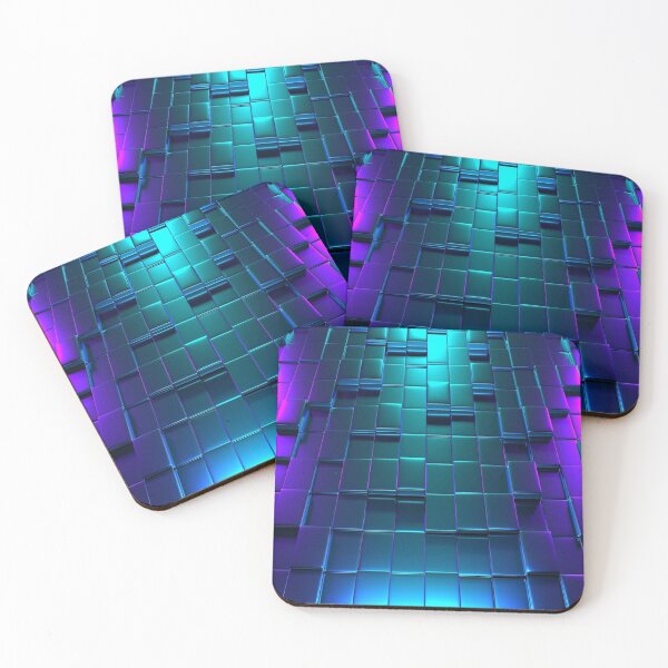 Item preview, Purple cubic 3d design designed and sold by Rajzone.
