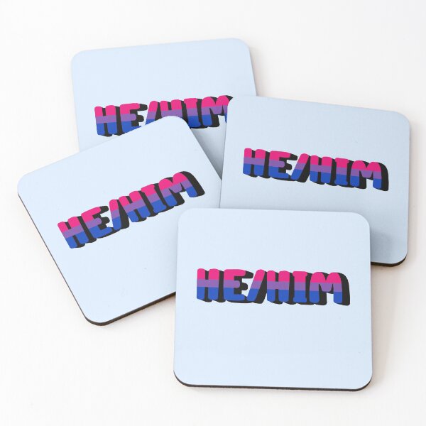 Item preview, Bisexual Flag He/Him Pronoun designed and sold by EuropaPrints.