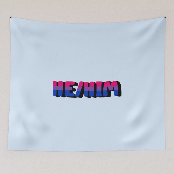 Item preview, Bisexual Flag He/Him Pronoun designed and sold by EuropaPrints.