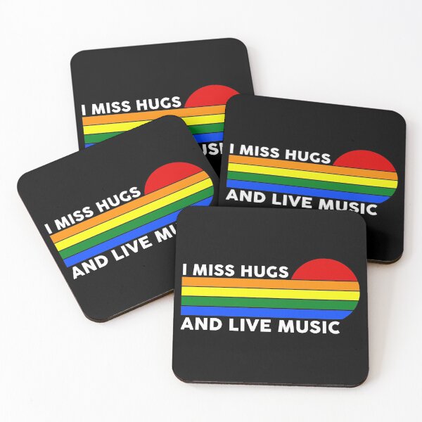 Item preview, I miss hugs and live music designed and sold by TekknoOutfits.