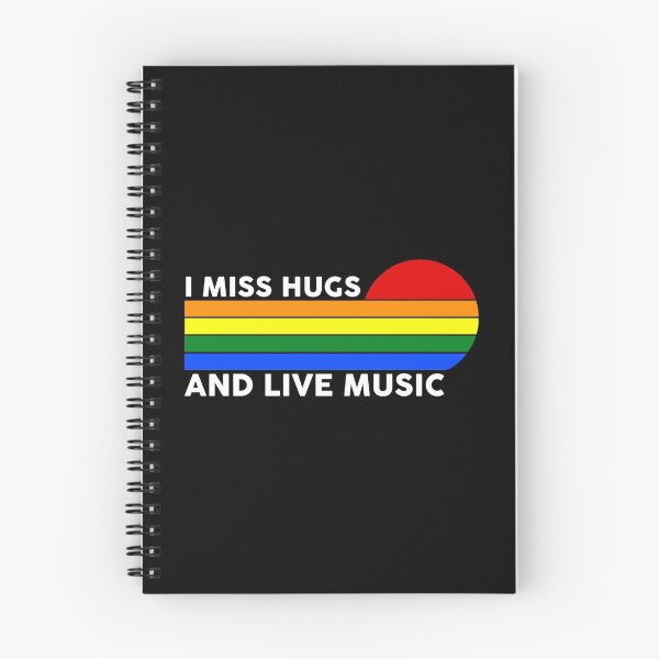 Item preview, I miss hugs and live music designed and sold by TekknoOutfits.