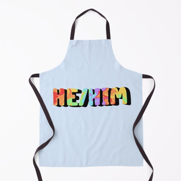 Item preview, Rainbow Flag He/Him Pronoun designed and sold by EuropaPrints.