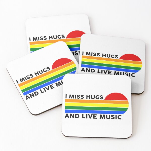Item preview, I miss hugs and live music designed and sold by TekknoOutfits.