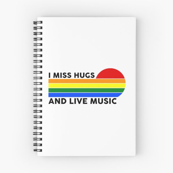 Item preview, I miss hugs and live music designed and sold by TekknoOutfits.