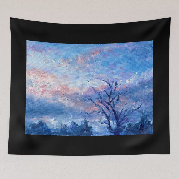 Item preview, Blue Sky Impressionist Clouds | Oil Painting designed and sold by Andrew Gaia.