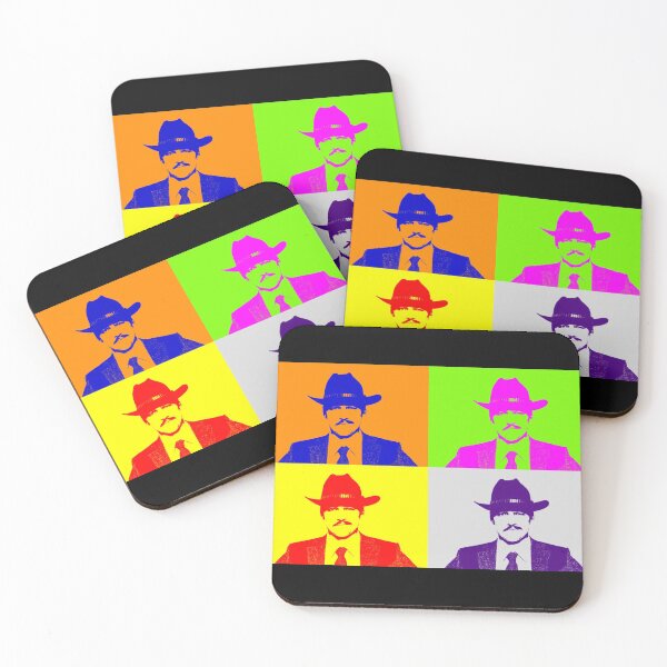 Item preview, Pedro pascal with Sombrero in Pop Art designed and sold by ecdato.