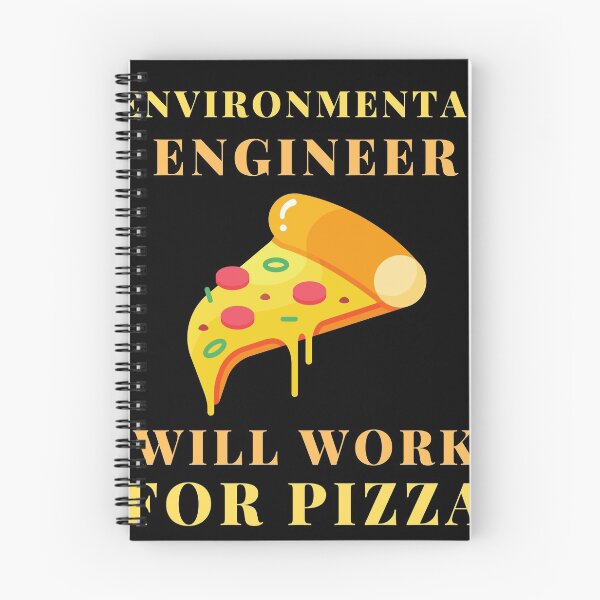 Item preview, environmental engineer pizza designed and sold by SnowballStep.