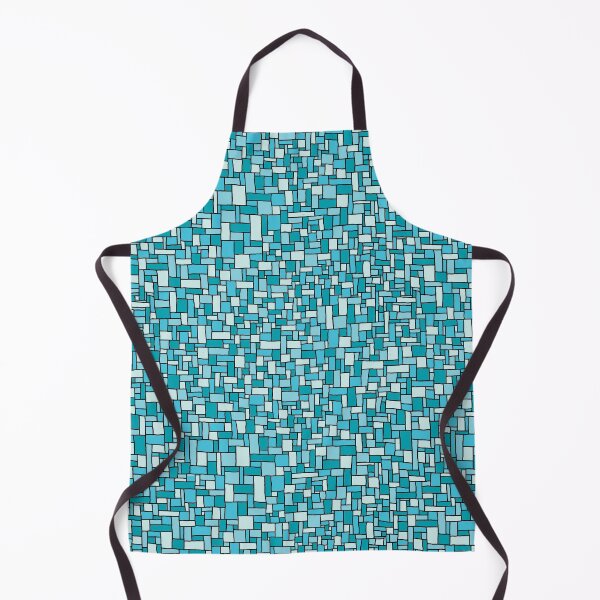 Item preview, Rectangular Doodle in Monochromatic Blue designed and sold by Miranda Benson.