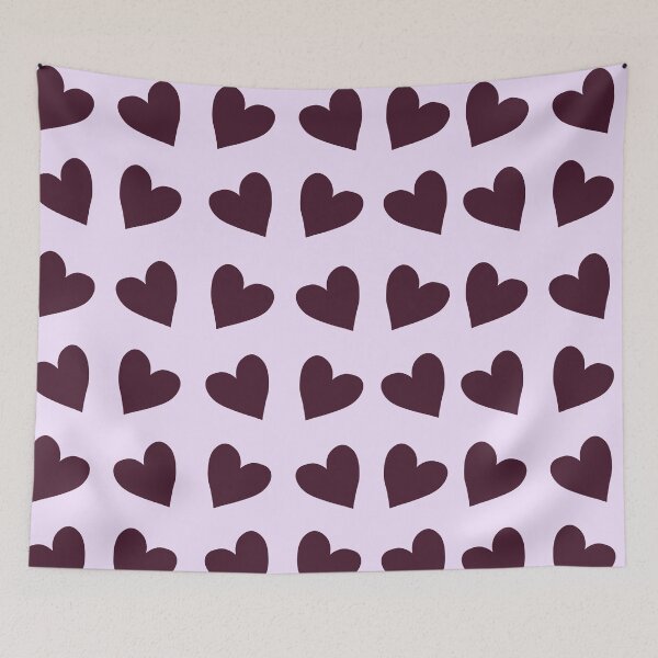 Item preview, Cute Purple Hearts Pattern for Valentine’s Day designed and sold by ToriaScarlett.