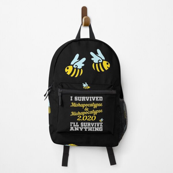 Item preview, I Survived Mishapocalypse 2.0 2020 'Angel Bee' (White Yellow Version) designed and sold by MinaMonsterMash.