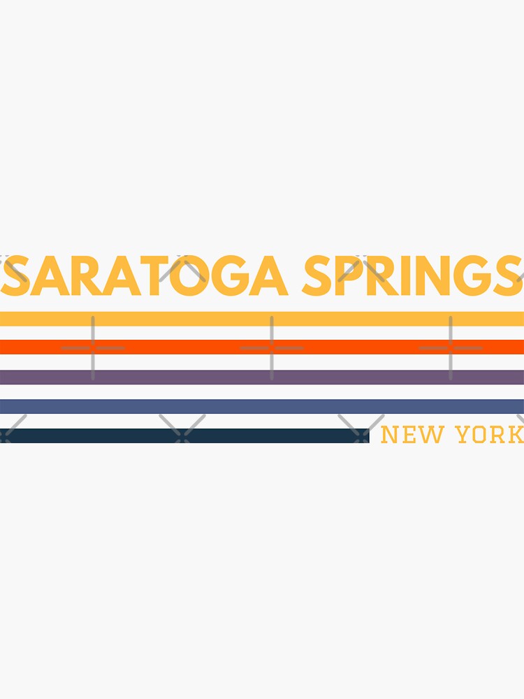 "Saratoga Springs New York" Sticker by Taumaturgo Redbubble