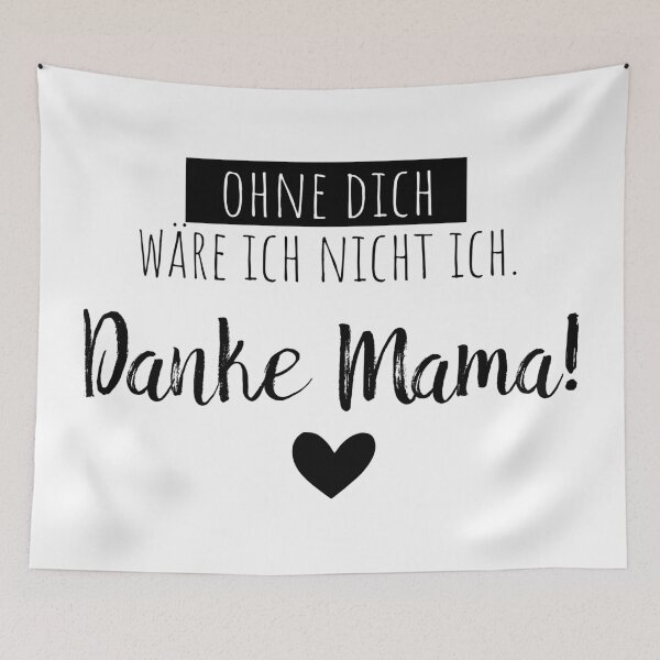Artikelvorschau, Ohne dich wäre ich nicht ich. Danke Mama! entworfen und verkauft von Christiane Raab.