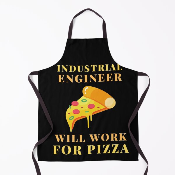 Item preview, industrial engineer pizza designed and sold by SnowballStep.