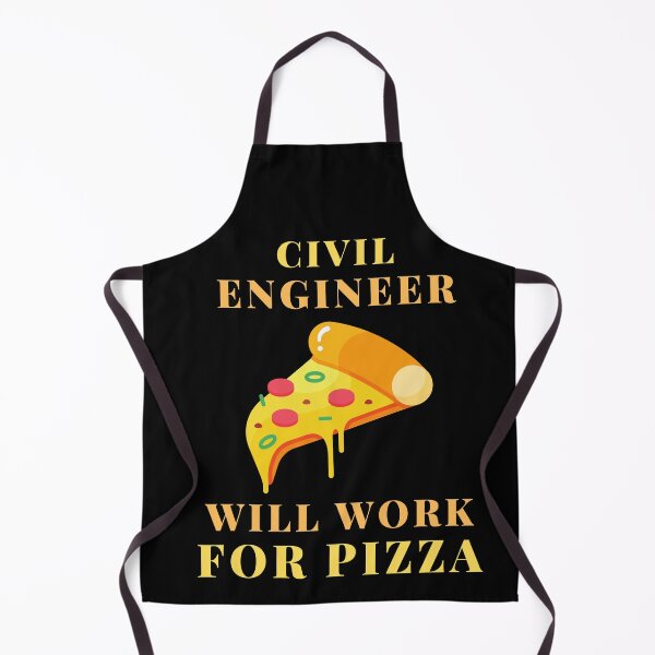 Item preview, civil engineer pizza designed and sold by SnowballStep.