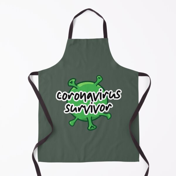 Item preview, Coronavirus Survivor Cartoon COVID-19 Fighter Corona Virus designed and sold by TeeServes.