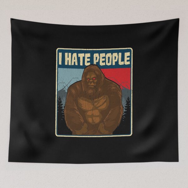 Item preview, BigfootI Hate People Funny Camping Pun Nature designed and sold by perfectpresents.