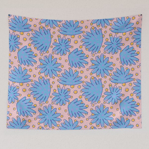 Item preview, Abstract blue agave designed and sold by Ksenia Chromis.