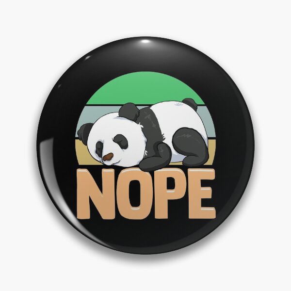Item preview, Cute & Funny Nope Sleepy Napping Lazy Panda designed and sold by perfectpresents.