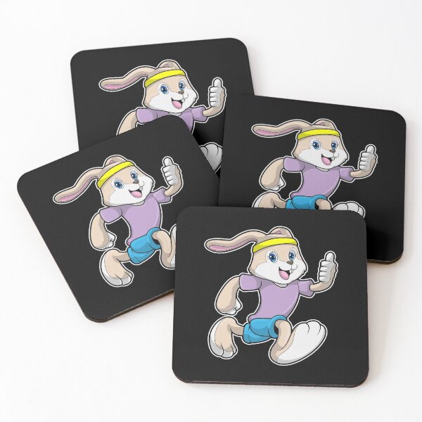 Item preview, Rabbit at Jogging with Headband designed and sold by Snabdesign84.