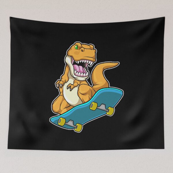 Item preview, Dinosaur as Skater with Skateboard designed and sold by Snabdesign84.