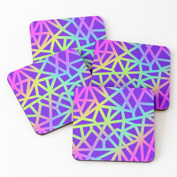 Item preview, Purple Geometric Rainbow Lines designed and sold by Whoopsidoodle.