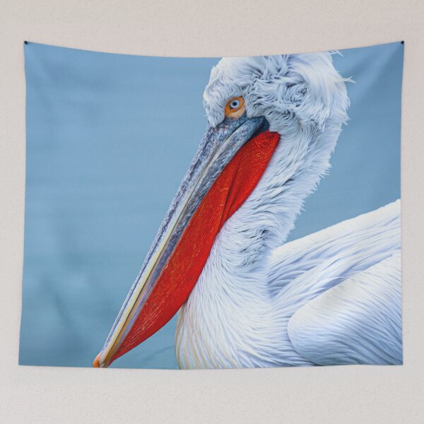 Item preview, White Pelican on Body of Water designed and sold by Creative19500.