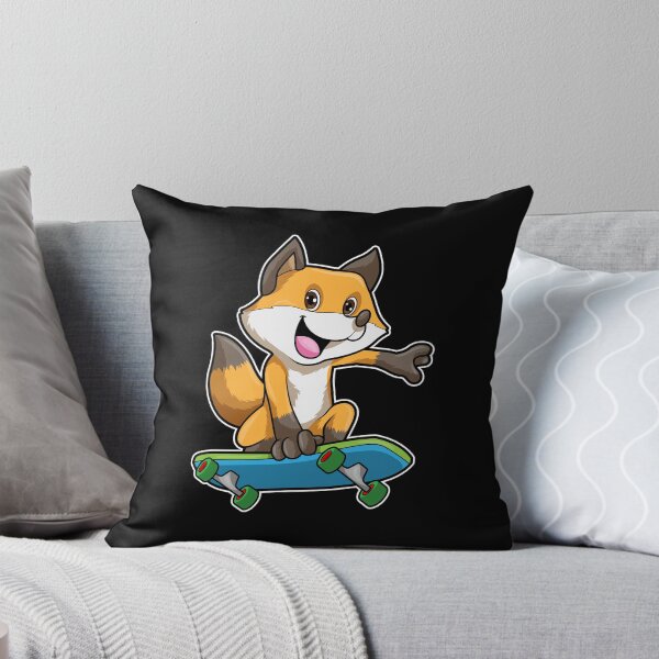 Item preview, Fox as Skater with Skateboard designed and sold by Snabdesign84.