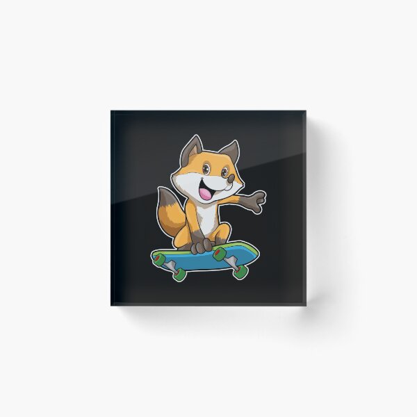 Item preview, Fox Skater Skateboard designed and sold by Snabdesign84.