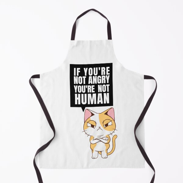 Item preview, Angry Cat saying - If you are not angry you're not human designed and sold by youngdstag.