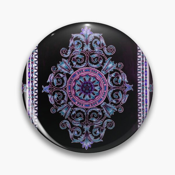Item preview, floral print - purple designed and sold by Sana--Art.